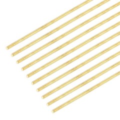 DMiotech 20 Pack 12″ x 3/32″ Brass Rods, Solid Round Brass Rod for DIY Craft Bra