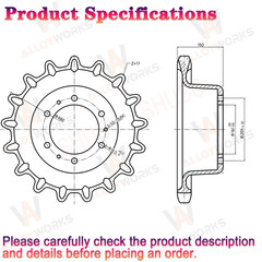 2 Pieces Drive Sprocket For Bobcat T200 T250 T300 T320 T630 T650 T740 T750 T770