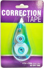 Lot of 3 Allary No Dry Time Correction Tape 0.2in x 234in (55mm x 6m)