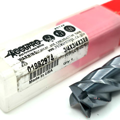 Accupro Endmill 3/4″ Dia 3″ LOC 6″ OAL 4 Flute Solid Carbide Coated 01982974 New