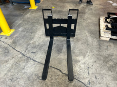 38in 600lbs Pallet Fork Frame Attachment For Mini Skid Steer Loader Quick Attach