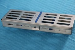 10 GERMAN DENTAL AUTOCLAVE STERILIZATION CASSETTE RACK BOX TRAY FOR 5 INSTRUMENT