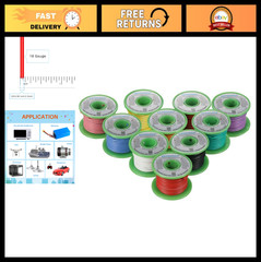 18 AWG Silicone Wire Kit – 10 Colors, 25ft Flexible Stranded Tinned Copper Wire