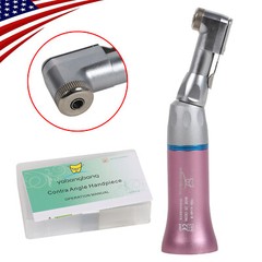 Dental NSK Style Low Slow Speed Contra Angle /Air Motor Handpiece 4 Hole Pink Dr