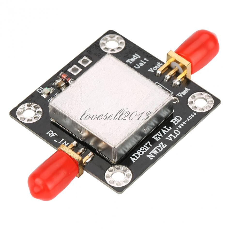 1PCS AD8317 1M-10GHz 60dB Power Meter Detector Dynamic for Ham Radio Amplifier
