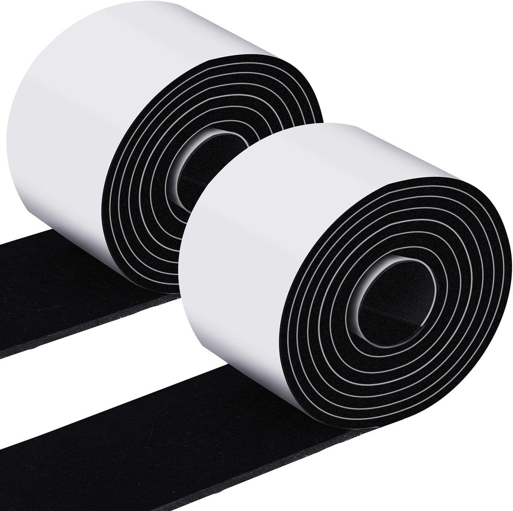 2 Packs 120 X 2 X 0.12 Inch Felt Strips with Adhesive Backing Felt Tape Roll Non