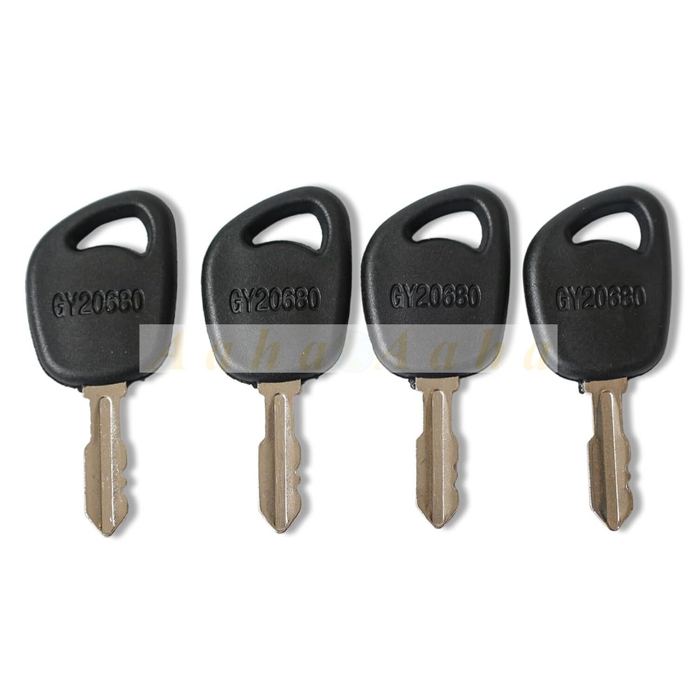 4x Ignition Key GY20680 for John Deere X300 X304 X320 X324 X340 X360 X500 X520