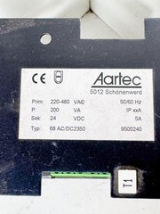ARTEC AG 24VDC 200 VA POWER SUPPLY 5 AMP MODEL CH5024 (EL12)