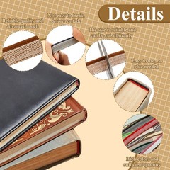 24 Pcs Book Binding Headbands 11.8 Inches Long 0.5 Inch Wide Cotton Book End