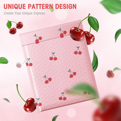 Cozymood 6X10 Inch Pink Poly Bubble Mailers 100 Pack,Waterproof Self Seal Adhesi