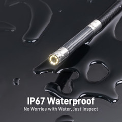Teslong Two-Way Articulating Borescope with Light, Industrial Endoscope black