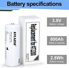 Replacement Battery for Welch Allyn 72200 Rechargeable 3.5v 800mAh Nickel-Cad