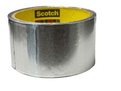 NEW 1 Roll 3M 433 High Temperature Aluminum Foil Tape 50.8mm x 9.1m (2″ x 10yd)