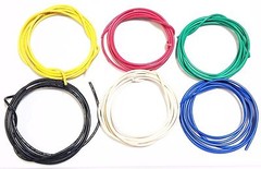 16 ga Gauge AWG Black Red Yellow White Green Blue Car/Alarm Primary Wire 12V 30′