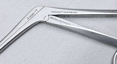 V. Mueller NL-6165-002 7″ Spurling Rongeur, Angled Down, 4 mm Bite