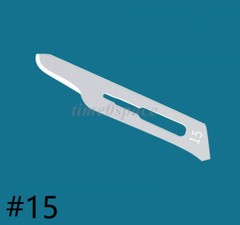 Sterile Surgical Carbon Steel Blades Scalpel Handle Dental Instrument 100Pcs