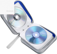 Siveit 48 CD DVD Case Holder Hard Plastic Disc Storage Wallet Binder Car Travel
