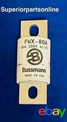 *NEW* BUSSMANN FWX-80A FUSE 80A, 250V, FWX80A 🇺🇸MADE IN USA🇺🇸