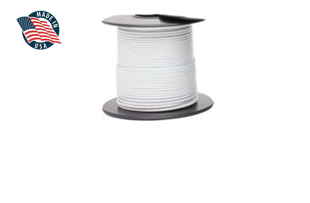 25ft Mil-Spec high temperature wire cable 16 Gauge WHITE Tefzel M22759/16-16-9