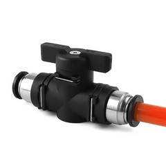 Metaland 5/32″ OD Pneumatic Ball Valve BUC Push to 4mm or 5/32“ Tube