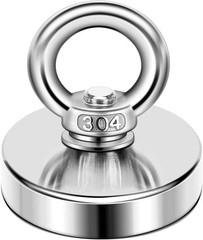 300 lbs(136 KG) Pulling Force Powerful Fishing Magnets,with Countersunk Hole