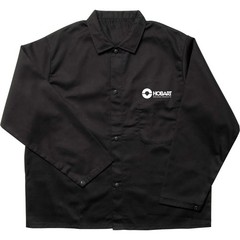 Hobart Welding Jacket, Flame-Retardant Cotton, Black, X-Large, Model# 770569