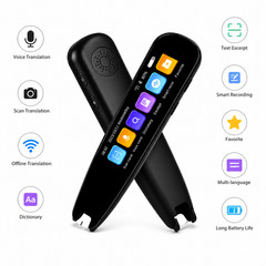 AI Smart Translator Pen Scanner, Voice & Text Translation Reader, Offline Device