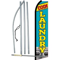 Coin Laundry Swooper Flag Kit