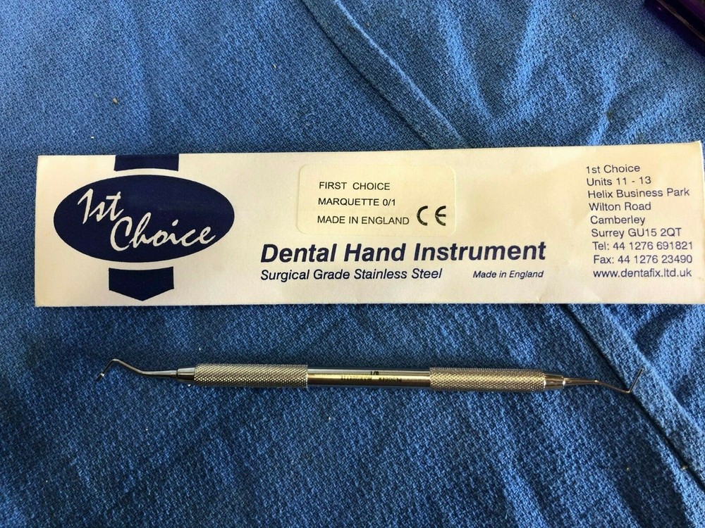 Dental Instrument Marquette 0/1- Made in England 1st Choice New Stainless-Steel