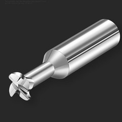 KLOT HRC55 T Slotting Radius End Milling Cutter 3mm-12mm Solid Carbide Keyseat