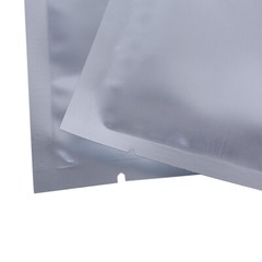 Flat Double-Sided Silver Open Top Mylar Sample Bags Pouches Variety QTY & Sizes