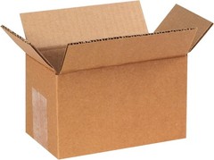 25pc Corrugated Boxes 7L x 4W x 4H Shipping Packaging Moving Storage Box Small