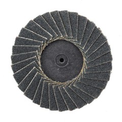 50 Pack – 2″ Mini Flap Discs 120 Grit Quick Change Sanding Roloc Style Type R