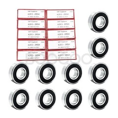 10PACK SKF 6203-2RSH 6203-2RS Double Rubber Seal Bearings 17X40X12MM