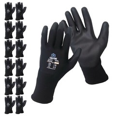 GlovBE 6/12/120 PAIRS Polyester Work/Garden/Mechanic/Construction/Safety Gloves