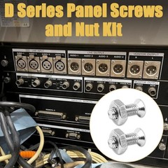 100 Pieces D Series Panel Screws and Nut Kit – Panel Mount Connector, Audio Serv