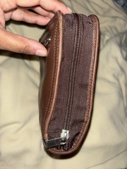Vintage Franklin Covey Nappa Leather Planner Binder; Brown