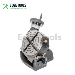 Rotary Table Tilting 4″Inch With 3 Jaw 65mm Mini Lathe Chuck Milling Machine USA