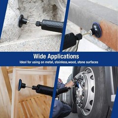 71PCS 2″ Roll Lock Sanding Discs Set W/ 1/4 Holder Die Grinder Quick Change Disc