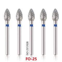 20Types 100Pcs Dental Diamond Burs Drills For High Speed Handpiece Medium FG BUR
