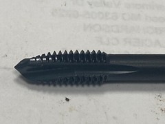 OSG 2891001, M6x1.00, Spiral Point Plug Tap, HSSE, Steam Oxide, 3 Flute