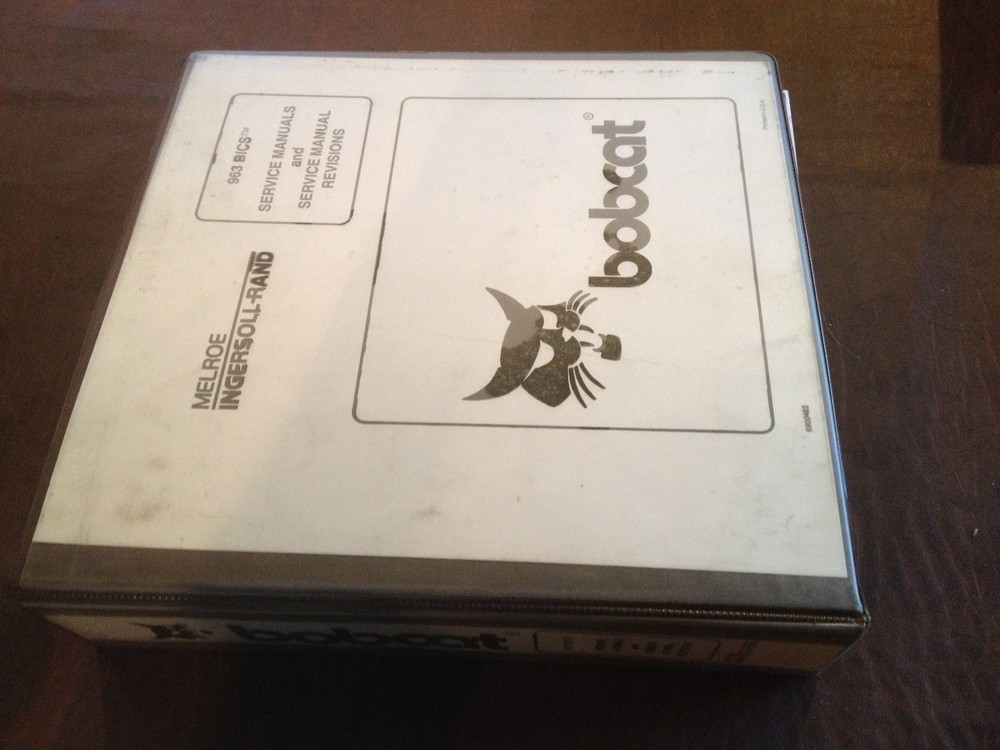 BOBCAT SKID STEER SKIDSTEER LOADER 963 BICS SERVICE MANUAL MELROE IR