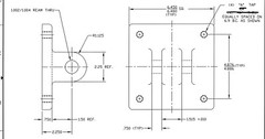1″ bore Clevis Bracket BMP2-6, A-81-60(1/2-20 )