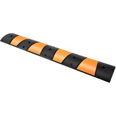 VEVOR Modular Rubber Speed Bump Driveway Cable Protector Ramp 6FT with 2 Channel