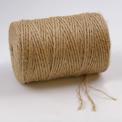 PerkHomy Natural Jute Twine 600 Feet Long 600 (182M), 2mm (1/12 In)