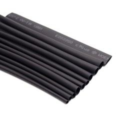 Black Heat Shrink Tube 2:1Unlined &3:1 4:1 Adhesive Glue Lined Heatshrink Sleeve
