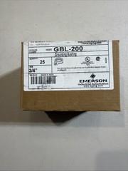 Emerson GBL-200 Zinc, Diecast Grounding Bushing Wire #14 to #4 QTY 25 3/4” !!!!￼