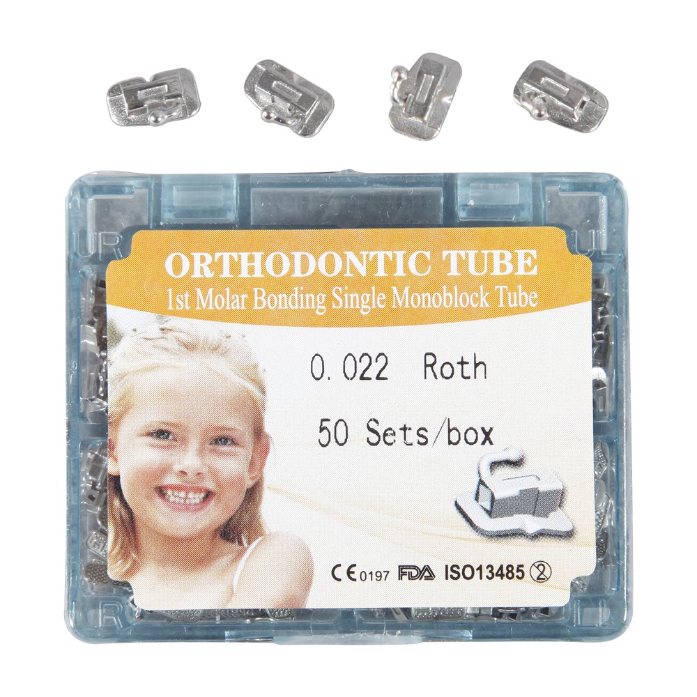 Dental Single 1st Molar Buccal Tube Roth 022 NonConvertible Monolock Y1