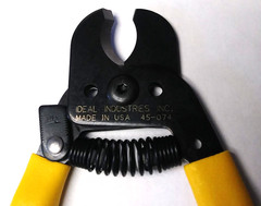Ideal Model 45-074 Data T Cable Cutter Professional Wire Cutters USA