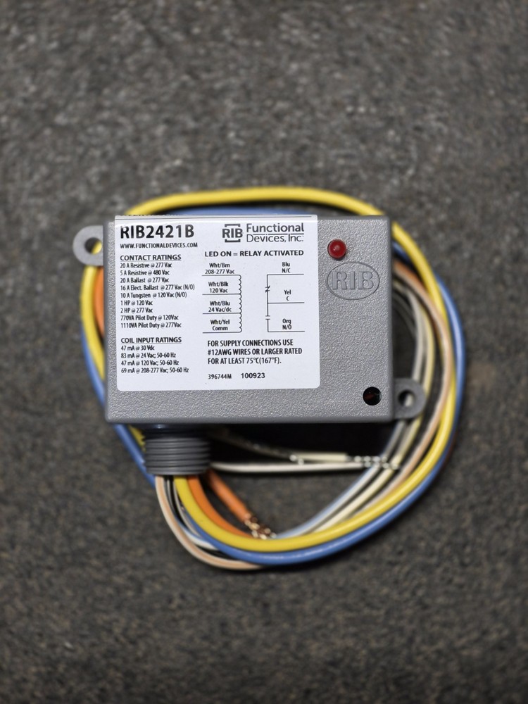 RIB2421B Functional Devices Power Relay Controls Circuit Electronic Device Monit